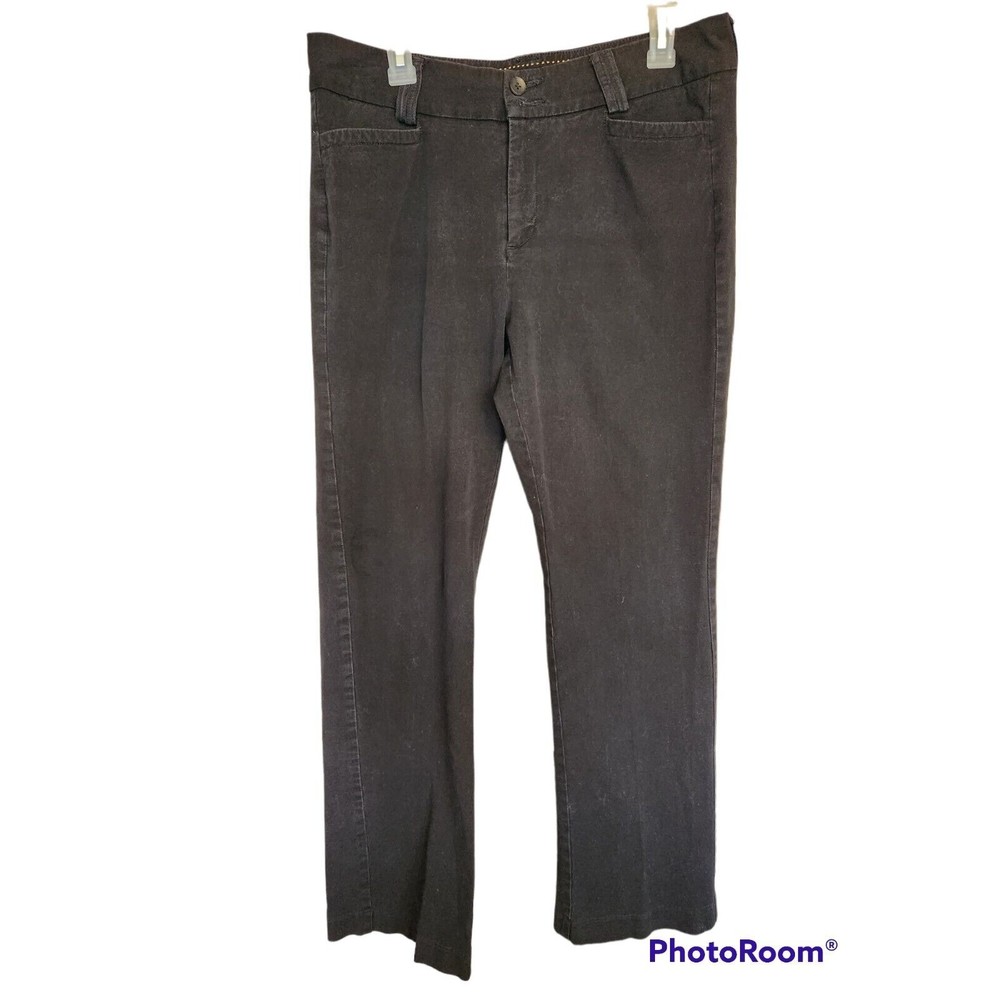 Lee Perfect Fit Sz 12M Black Just Below The Waist Woman's Jeans